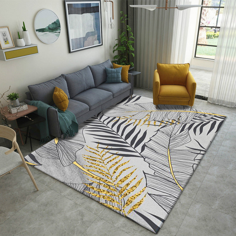 Alfombra moderna de lujo ligero — Diseño abstracto con degradado elegante