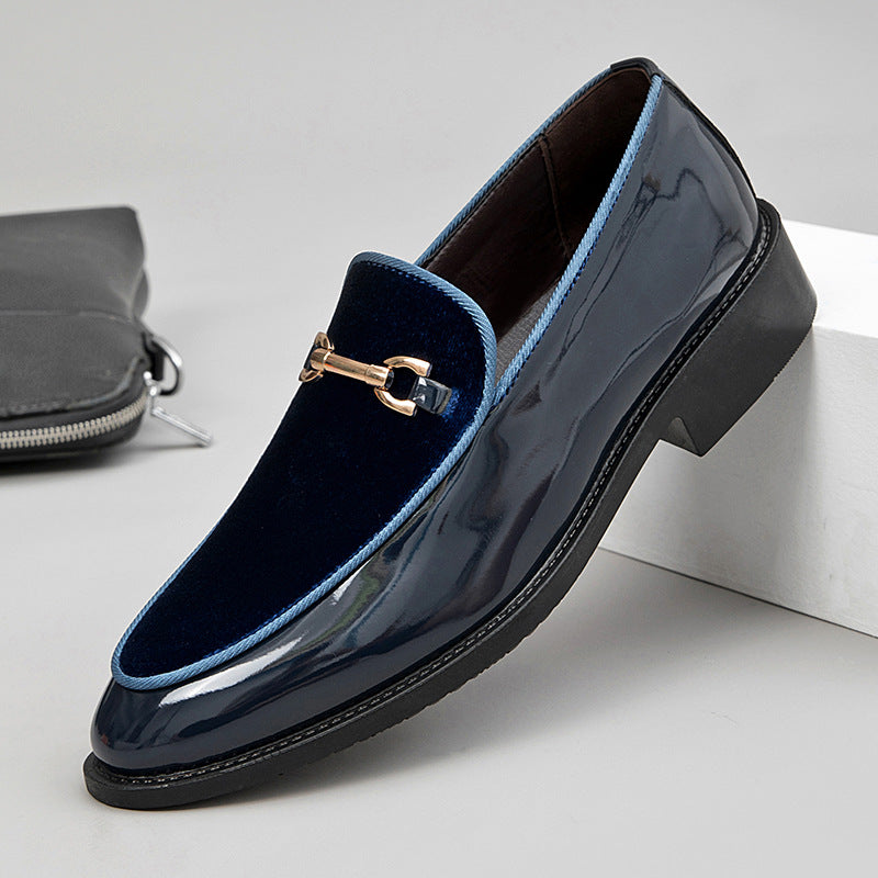 Mocasines de hombre de charol – Diseño elegante con suela de goma antideslizante