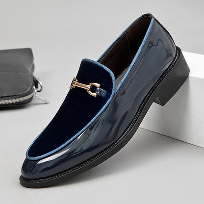 Mocasines de hombre de charol – Diseño elegante con suela de goma antideslizante