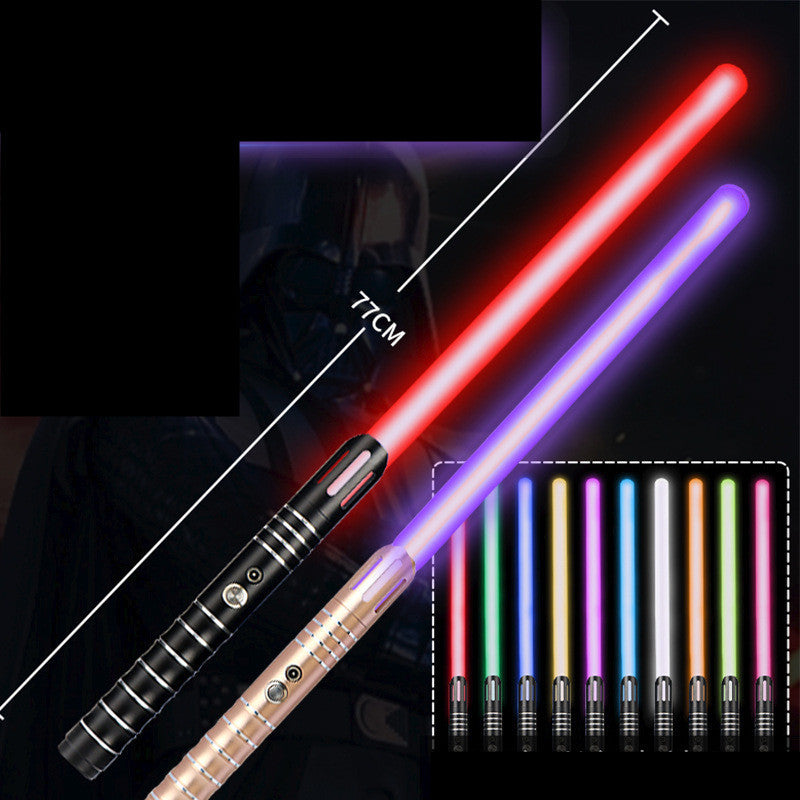 Espada Láser RGB 2 en 1 con Sonido y Luces LED – Recargable por USB