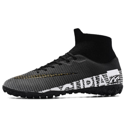 Zapatillas de Fútbol Unisex de Tobillo Alto AG Spikes para Entrenamiento y Competición