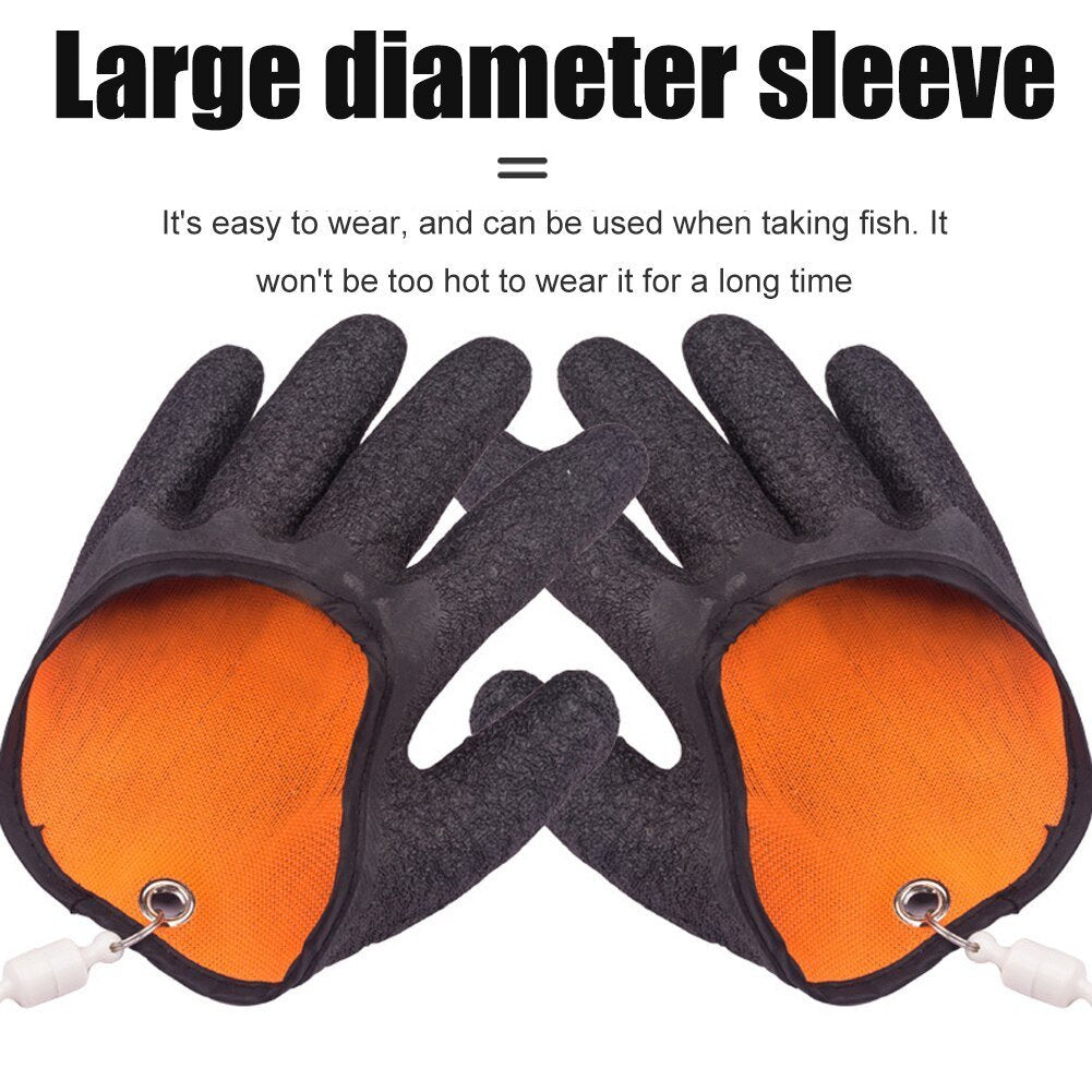 Guantes de pesca profesionales antideslizantes – protección y agarre seguro