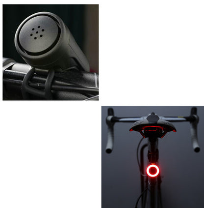 Luz trasera USB para bicicleta – LED recargable y resistente al agua