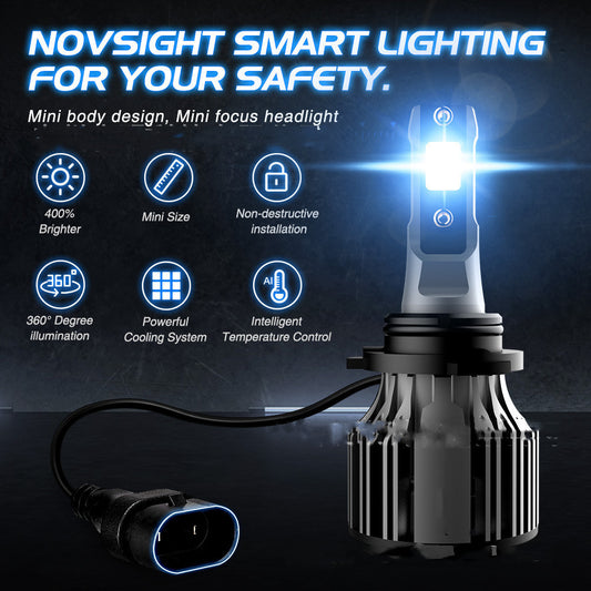🚘✨ Bombillas LED Automotrices Creativas | Alta Potencia y Enfriamiento Avanzado 💡⚡