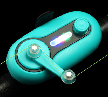 Alarma electrónica de mordida de pez con luz LED y sonido de 80 dB