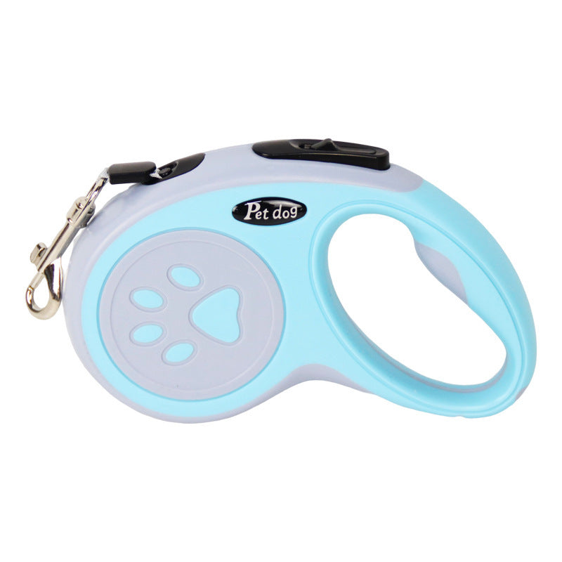 Correa retráctil para perros – freno automático de 1 clic y diseño ergonómico