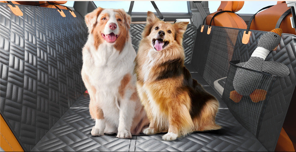 Car pet mat trasera impermeable y antideslizante – protección para coche y comodidad para mascotas