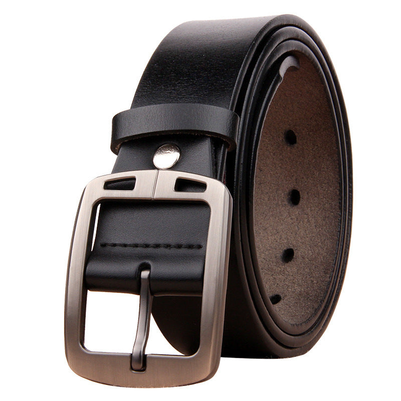 Cinturón de cuero genuino para hombre – estilo retro y elegante