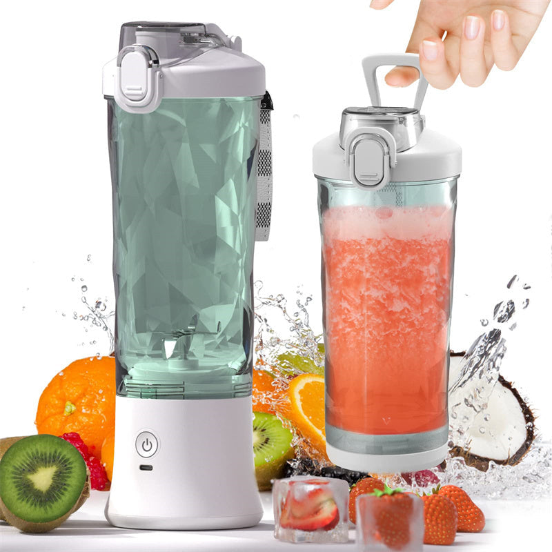 Batidora Portátil 6 Cuchillas – Mini Licuadora Recargable USB Tipo-C 600 ml