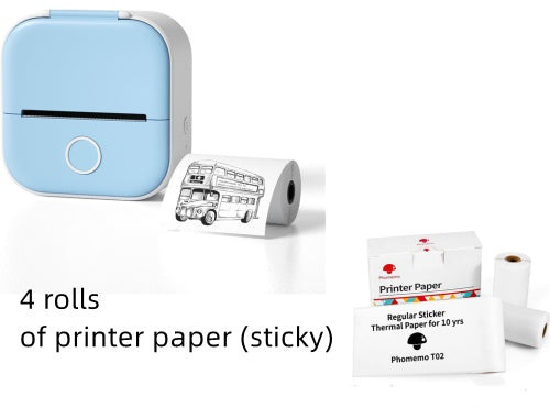 🏷️🖨️ Mini Impresora Portátil Térmica de Etiquetas – Bluetooth Compatible 📲 – Tendencia 2026 ✨