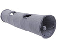 Túnel plegable para gatos – Juguete interactivo suave y resistente