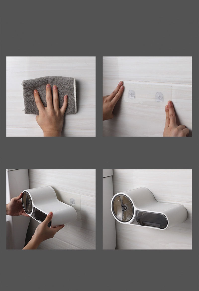 Portarrollos de baño moderno — Diseño creativo y resistente al agua