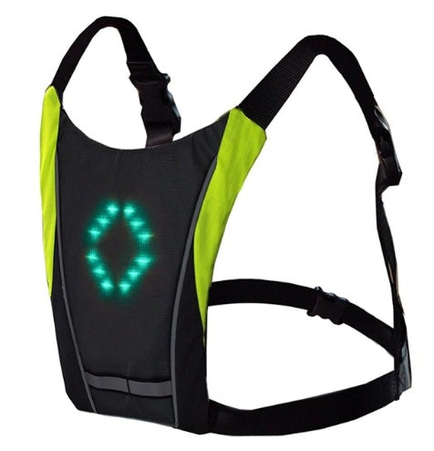 Chaleco reflectante LED recargable por USB – Seguridad y visibilidad para ciclismo nocturno