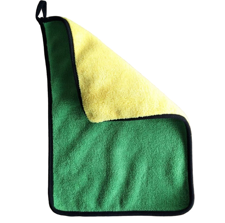 Paños de Microfibra Bicolor Doble Cara – Toallas de Limpieza para Coche y Hogar