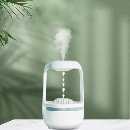 Humidificador Antigravedad con Efecto Gota de Agua – Aromaterapia Silenciosa USB 500 ml