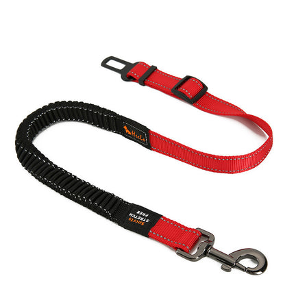 Cinturón de seguridad ajustable para perros – Nylon resistente y compatible con vehículos