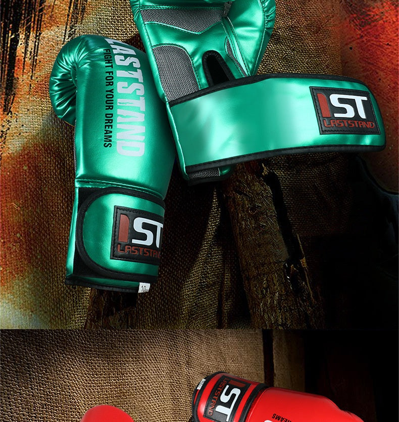 Guantes de boxeo profesionales – Entrenamiento sanda para hombre y mujer