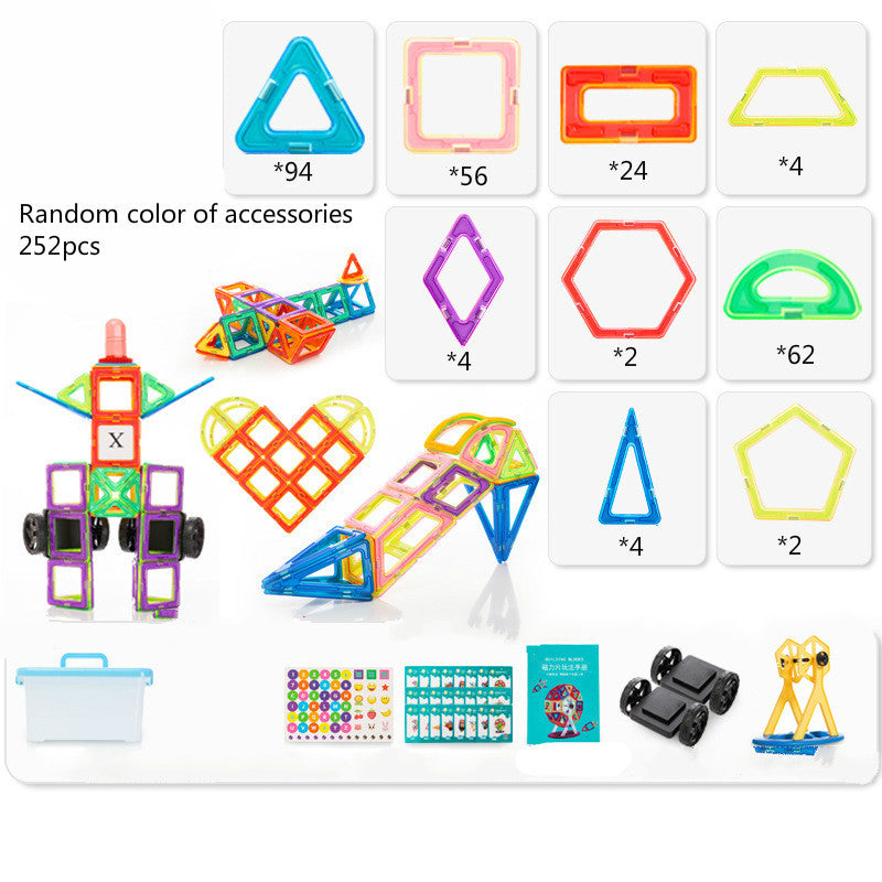 Bloques Magnéticos de Construcción – Juguete Educativo STEM Infantil