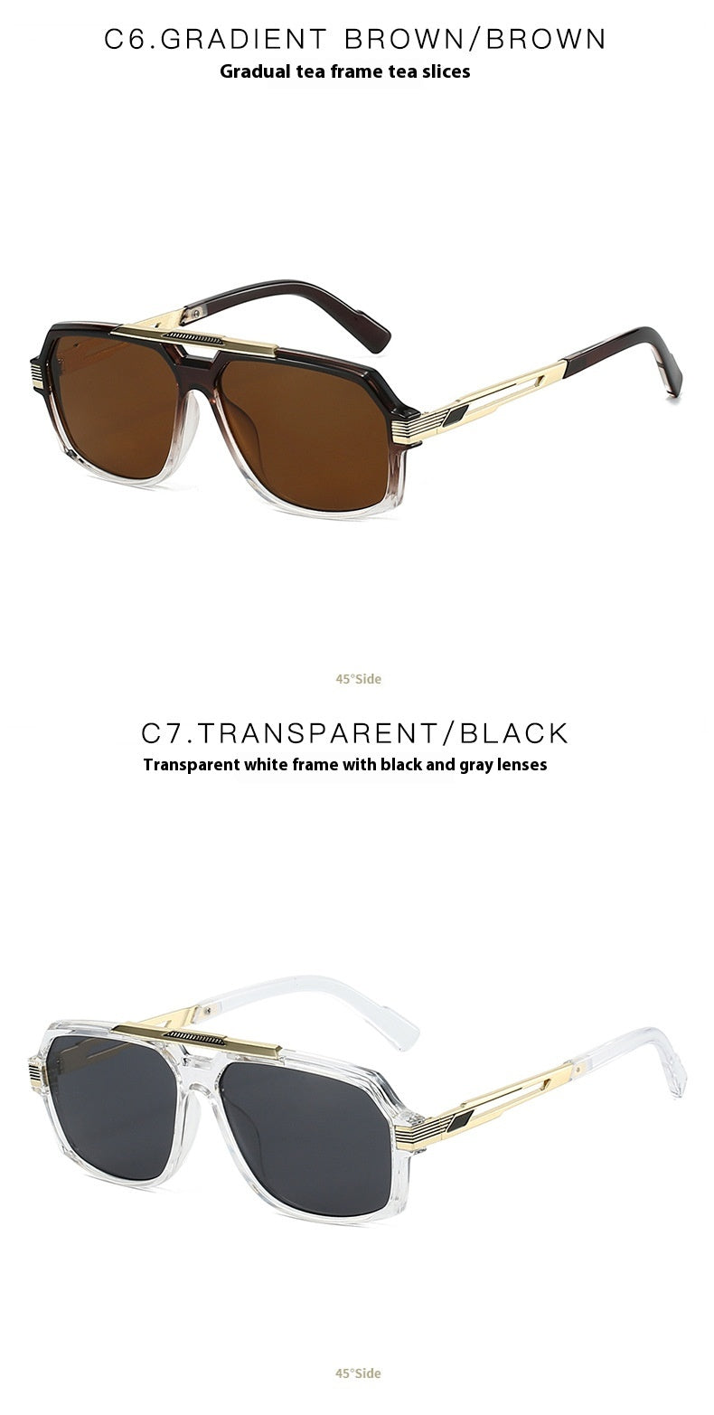 Gafas de sol ovaladas para hombre – Estilo moderno con protección UV