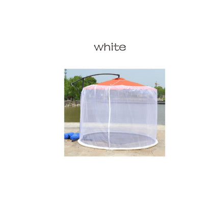 Mosquitero para sombrilla de exterior – Protección contra insectos en terraza y jardín
