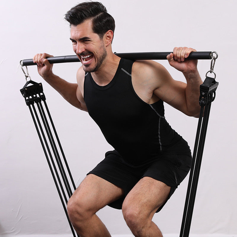 Barra de pilates con anillo de rodamientos – Accesorio de entrenamiento multifuncional