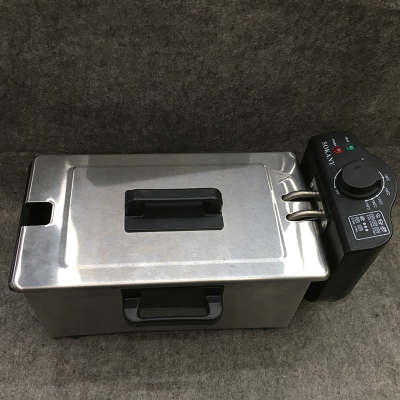 Freidora Eléctrica de 3 Litros Antiadherente – Potencia 2000W para Cocina Doméstica