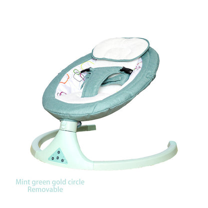 Cuna Mecedora Eléctrica Ajustable para Bebés – Con Bluetooth, Música y Control Remoto