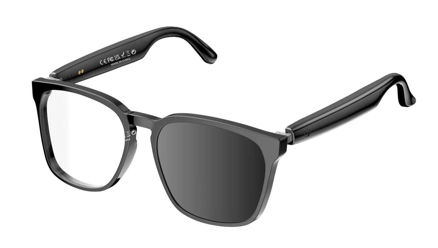 gafas inteligentes con traducción por voz en tiempo real lentes fotocromáticas y conectividad Bluetooth con carga magnética