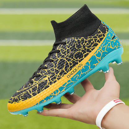 Zapatillas de Fútbol Unisex de Tobillo Alto para Entrenamiento y Competición