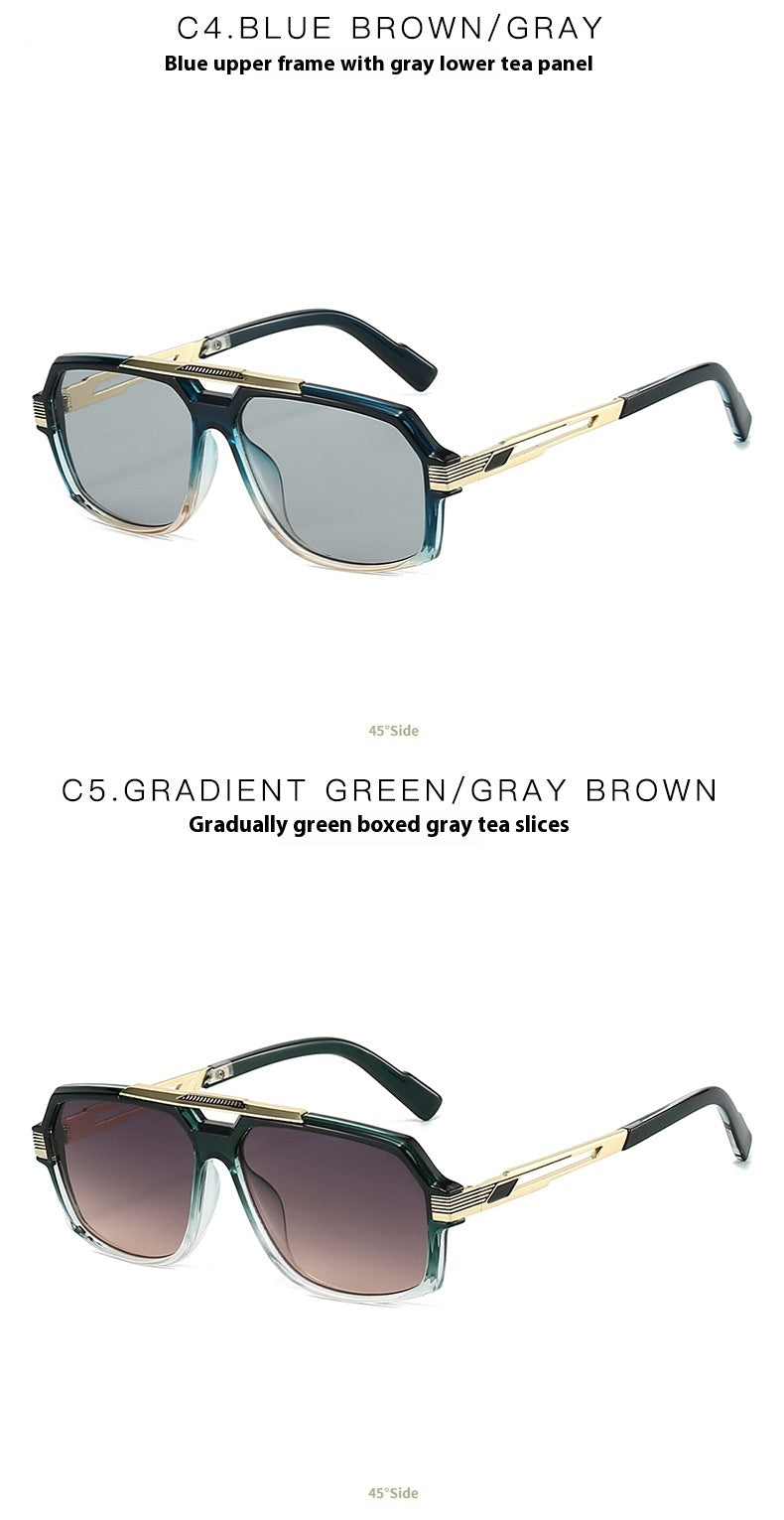 Gafas de sol ovaladas para hombre – Estilo moderno con protección UV
