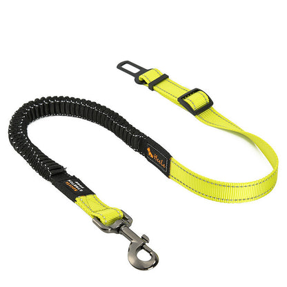 Cinturón de seguridad ajustable para perros – Nylon resistente y compatible con vehículos