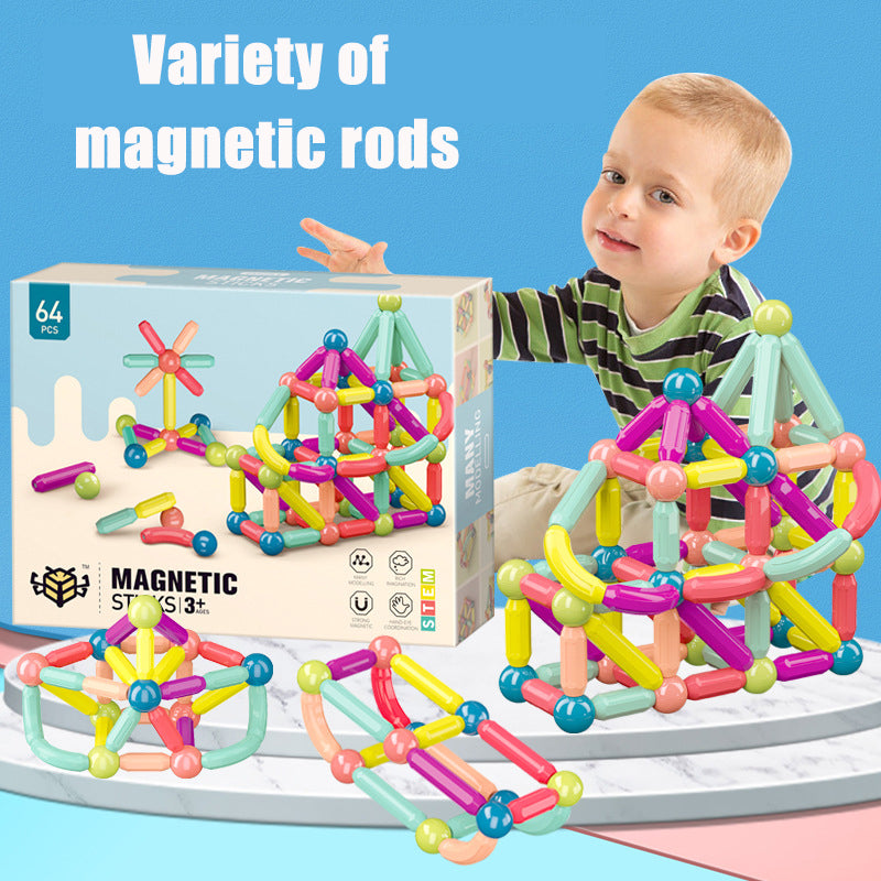 Bloques Magnéticos Infantiles – Juego Educativo de Construcción Creativa