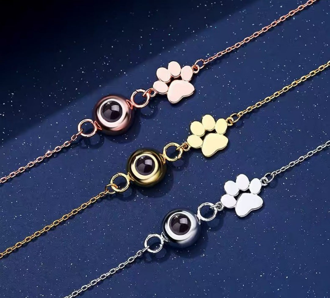 Pulsera de Huella Personalizable  Acero de Titanio