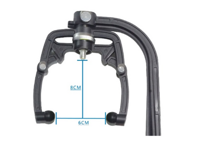 Enrollador de hilo de pesca profesional – dispositivo manual con base de ventosa