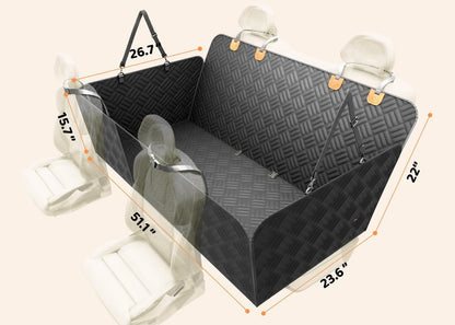 Car pet mat trasera impermeable y antideslizante – protección para coche y comodidad para mascotas