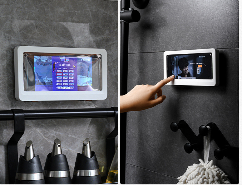 Soporte impermeable para móvil — Pantalla táctil y diseño moderno