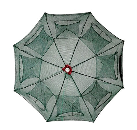 Red trampa automática de pesca plegable – nylon reforzado con cierre superior