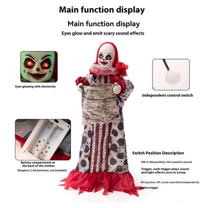 Muñeca Eléctrica Dulcera – Figura Decorativa Animada de Halloween