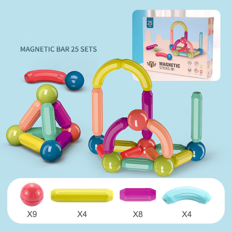 Bloques Magnéticos Infantiles – Juego Educativo de Construcción Creativa