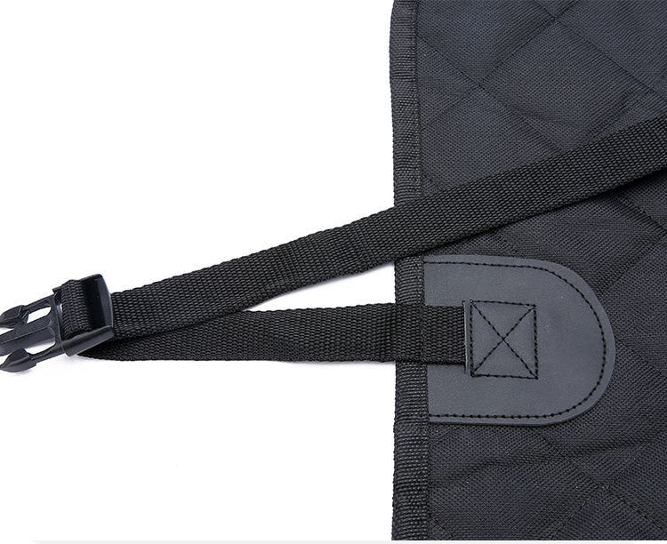 Funda de asiento de coche para perros con ventana de malla – hamaca impermeable y antideslizante