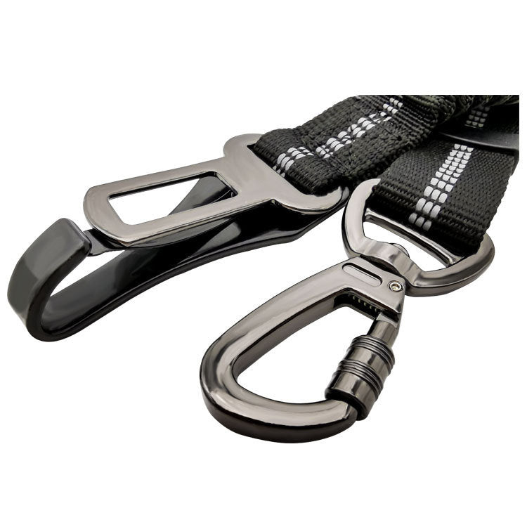 Cinturón de seguridad reflectante para perros – Elástico, ajustable y compatible con la mayoría de vehículos