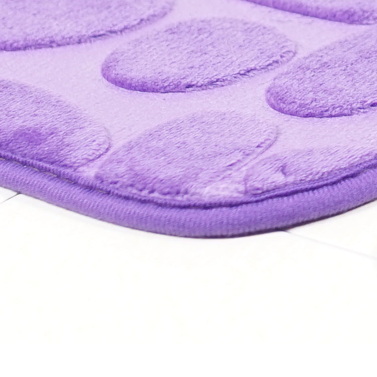 Set combinado de alfombra y cortina de baño — Estilo moderno y práctico