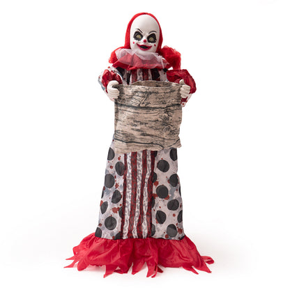 Muñeca Eléctrica Dulcera – Figura Decorativa Animada de Halloween