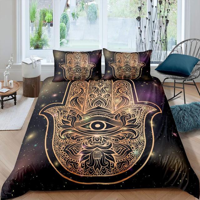Juego de Cama Bordado Artesanal – Sábanas Modernas y Elegantes