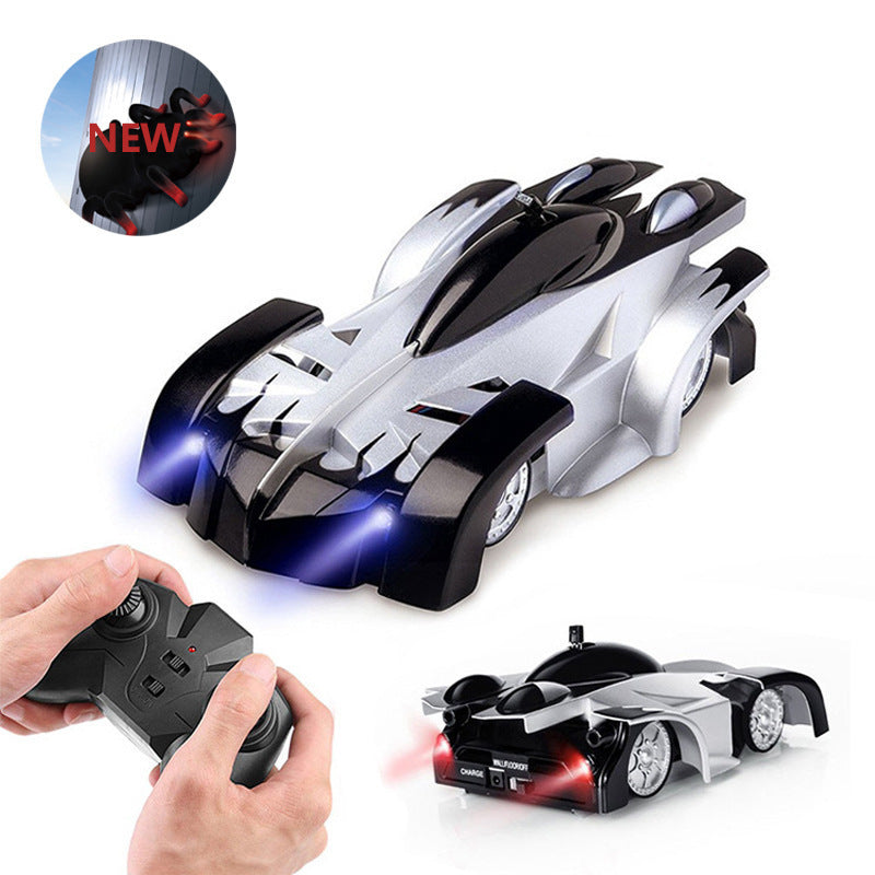 Coche RC Trepador de Pared – Modo Dual con Luces LED y Control Remoto