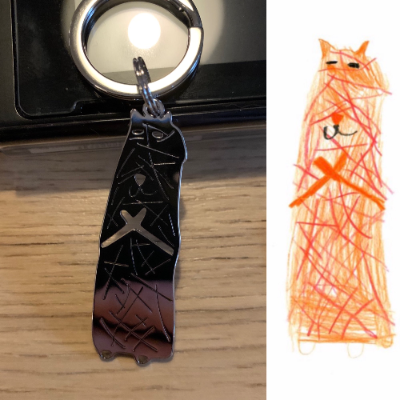 Collar Personalizado con Dibujo Infantil