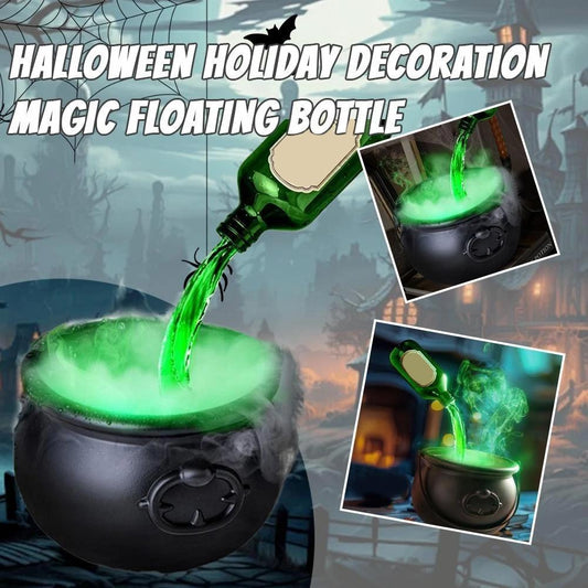 🧙‍♀️⚗️ Caldero Mágico Flotante con Niebla y Luz 2026 – Decoración de Halloween Hechicera 💨🎃