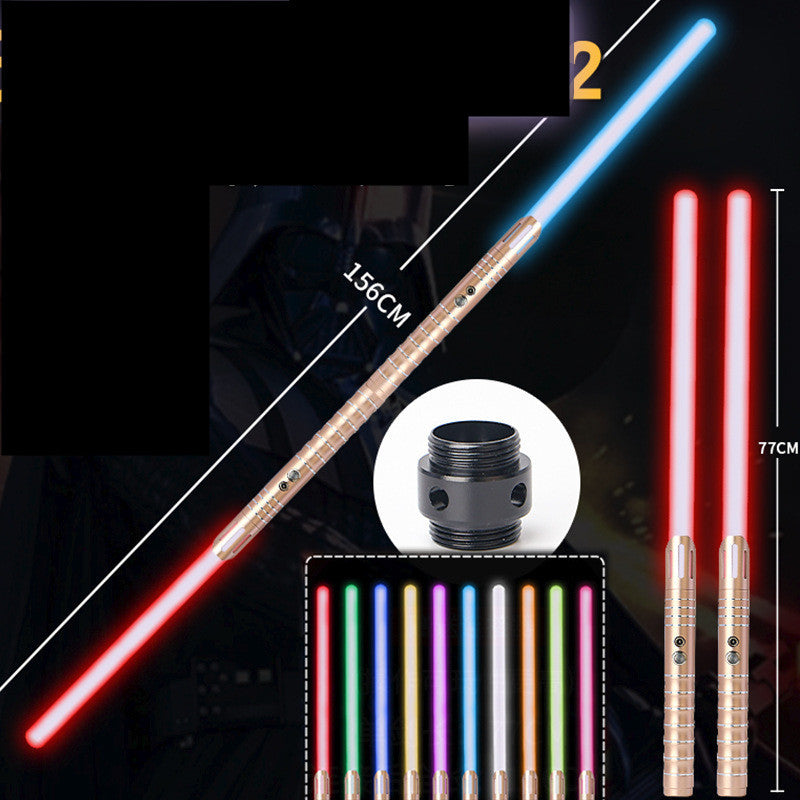 Espada Láser RGB 2 en 1 con Sonido y Luces LED – Recargable por USB