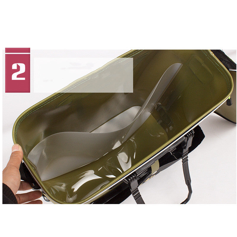 Cubo plegable para peces WEITANSEN – bolsa de pesca impermeable y portátil