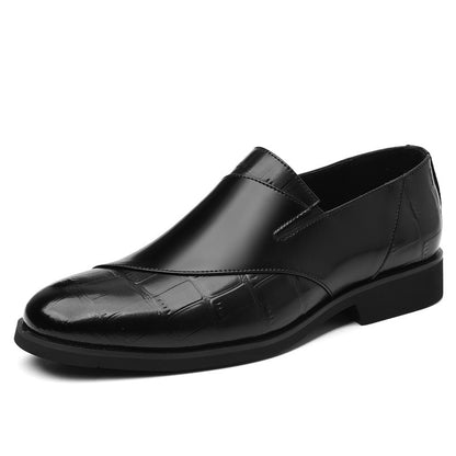 Zapatos de cuero slip-on para hombre – Diseño retro elegante